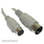 RS PRO Male PS/2 to Female 5 Pin mini-DIN KVM Cable