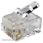 RS PRO Male RJ11 Connector Cable Mount Straight 1 Port 6 -Way
