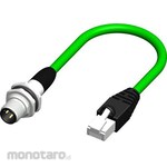 RS PRO RS PRO Ethernet Cable, 0.5m, Green, Braided