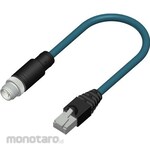 RS PRO RS PRO Ethernet Cable, 1m, Teal, Tinned Copper Braided
