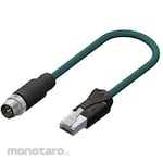 RS PRO RS PRO Ethernet Cable, 3m, Teal, Tinned Copper Braided