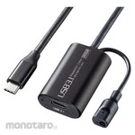 SANWA SUPPLY 5M Extension USB3.1Typec-Typec Active Repeater Cable