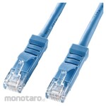 SANWA SUPPLY L-type category 5e stranded LAN cable