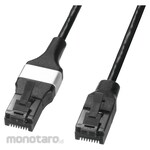 SANWA SUPPLY LAN cable CAT6A magnetic breakaway