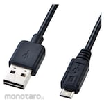 SANWA SUPPLY Micro USB cable that can be inserted on both sides
