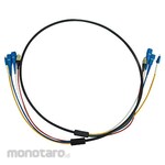 SANWA SUPPLY Waterproof robust optical fiber cable (LC-LC connector)