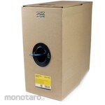 StarTech.com 304.8m Cat6 Compatible Long LAN Cable, Single Wire, CMR Flame Retardant Grade, Blue, TAA Compliant