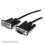 StarTech.com 3m Black RS232C Serial Straight Cable 1x Mini D-Sub 9pin / DB9 (male) -1x Mini D-Sub 9pin / DB9 (female) (Kabel Serial RS-232)