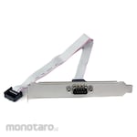 StarTech.com 40cm serial cable for motherboard connection DB9 / D-Sub9 pin male-10 pin motherboard serial header female