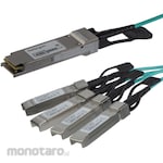 StarTech.com AOC Breakout Cable / 7m / Cisco Product QSFP-4X10G-AOC7M Compatible / Active Optical Cable / C9300 C3850 Compatible