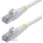 StarTech.com CAT8 LAN Cable, 3m, White, 25G/40G 2000MHz, 100W PoE++, S/FTP, Snugless, Low Smoke, Zero Halogen, Fluke Tested, Category 8 Ethernet Cable