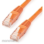 StarTech.com Cat6 LAN Cable 30.4m Category 6 Ethernet Cable Molded RJ45 Connector Orange
