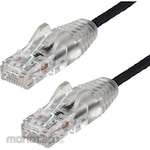 StarTech.com Category 6 + LAN cable + 0.5m + Cat6 extra fine Gigabit Ethernet cable + claw break prevention RJ45 connector + 28AWG