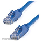 StarTech.com Category 6 LAN cable (Cat6) RJ45 molded connector (with claw break prevention cover) 15m Blue