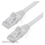 StarTech.com Category 6 LAN cable (Cat6) RJ45 molded connector (with claw break prevention cover) 2m White