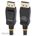 StarTech.com DisplayPort 1.2 Cable, 1.8m, 4K 60Hz, VESA Compliant, Strain Relief, DP Male to DP Male, Black, Monitor Cable