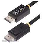 StarTech.com DisplayPort 2.1 Cable, 1m, 16K/8K60Hz, 4K240Hz, 80Gbps, VESA Certified, UHBR20 HDR, HDCP2.2, DSC 1.2a, Male to Male, Black, Monitor Cable