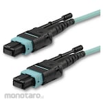 StarTech.com Fiber Optic Cable/MTP/PC - MTP/PC/5m/OM3 Multimode/12-core Type A/50/125/40Gb/Plenum Rated/Optical Cord