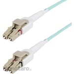 StarTech.com Fiber optic cable/OM4 multimode/LC-LC/UPC connector/2-core/LOMMF/VCSEL/100Gbps/low insertion loss/LSZH/optical patch cord for network communication