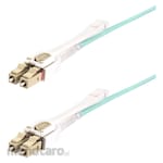 StarTech.com Fiber optic cable/OM4 multimode/LC-LC/UPC connector/2-core/LOMMF/VCSEL/100Gbps/low insertion loss/LSZH/optical patch cord for network communication