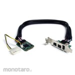 StarTech.com IEEE 1394b 2-port / 1394a 1-port 3-port expansion Mini PCI Express FireWire card adapter