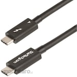 StarTech.com Thunderbolt 4 cable/1m/4K8K 60hz/40Gbps/100W PD/certified/USB4, TB3, USB-C, DisplayPort compatible