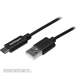 StarTech.com USB Cable/USB 2.0 Type-A to Type-C/2m/USB-IF Certified/Male to Male/Black/Charge & Data Transfer Sync/Type-C Connector