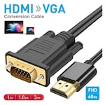 Trimate HDMI-VGA conversion cable (Kabel Konverter HDMI ke VGA)