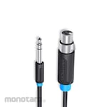 Vention Kabel Audio Mic XLR to 6.5mm Adapter