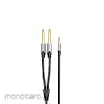 Vention Kabel Aux 3.5mm to Dual 6.5mm Stereo to Dual Mono