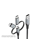 Vention Kabel Micro USB Type C Adapter Micro USB to USB-C Lightning