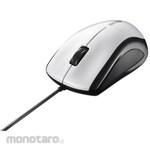 Buffalo Silent Wired Laser Mouse, 3 Buttons, White