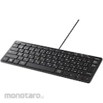 Buffalo USB Connection Wired Compact Keyboard Black