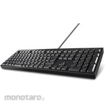 Buffalo USB-connected wired deep stroke pantograph keyboard