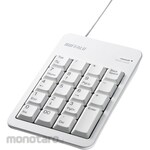 Buffalo Wired numeric keyboard with Tab key and USB hub