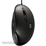 Nakabayashi Wired Quiet 5 Button BlueLED Ergonomics Mouse