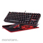 REDRAGON Gaming Keyboard TKL Mouse Pad 3 In 1