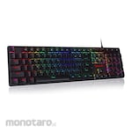 REDRAGON Mechanical Gaming Keyboard Low Profile RGB Shrapnel
