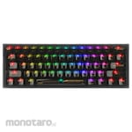 REDRAGON Mechanical Gaming Keyboard Transparent RGB Fizz
