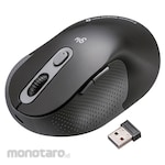 SANWA SUPPLY Blue LED Mouse, Bluetooth 5.0/Wireless, Quiet Ergonomics