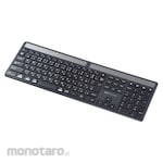 SANWA SUPPLY Keyboard_Bluetooth_Solar charging