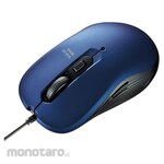 SANWA SUPPLY Wired blue LED mouse