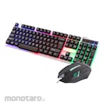 UNITECH Keyboard Mouse Kabel Nova Stealth (Papan Tik)