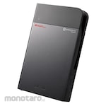 Buffalo 2TB Shock-Resistant Portable SSD for Businesses with Forced Encryption and Virus Check