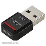 Buffalo Portable External SSD, USB 3.2 Gen 2, Compact, Supports TV Recording