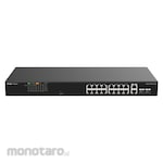 Ruijie 16-Port 10/100 Mbps with 2-Port Gigabit Unmanaged PoE Switch