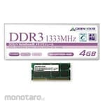 Green House Notebook PC3-10600 204pin DDR3 SDRAM SO-DIMM 4GB