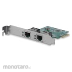 StarTech.com Gigabit Ethernet 2 port expansion PCI Express network adapter LAN card 2x Gigabit Ethernet expansion PCIe NIC wired LAN board