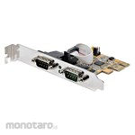 StarTech.com RS232C Serial Adapter Card / PCI Express / 2 Ports / 16C1050 UART / Standard &amp; Low Profile / COM Number Retention / Windows &amp; Linux