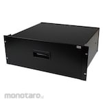 StarTech.com Server rack cabinet case/4U/19 inch/25kg load capacity/black/A/V electronic equipment network communication equipment data center rack compatible/drawer drawer